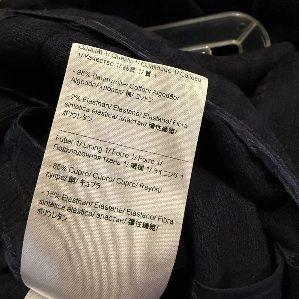 Escada Dark Navy Blue Suit Set - Picture 4 of 4